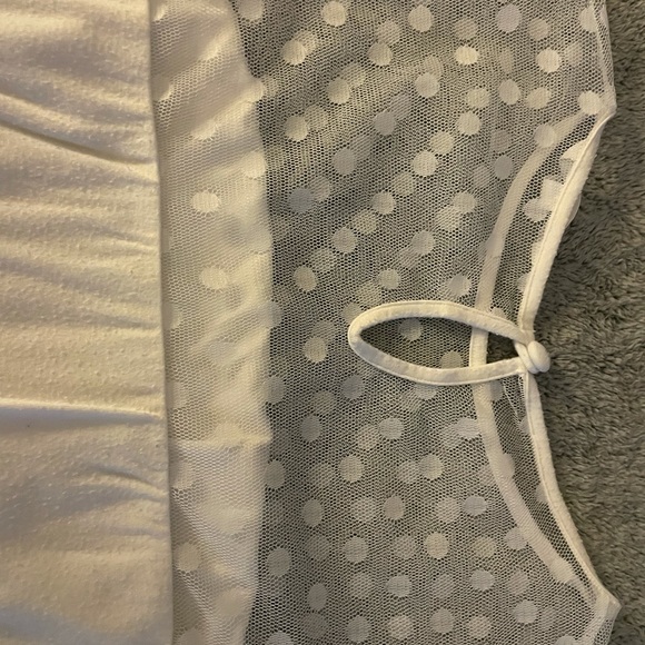 Victoria’s Secret lacy-sheer, long sleeve top - Picture 3 of 8